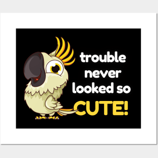 Cute parrot trouble Posters and Art